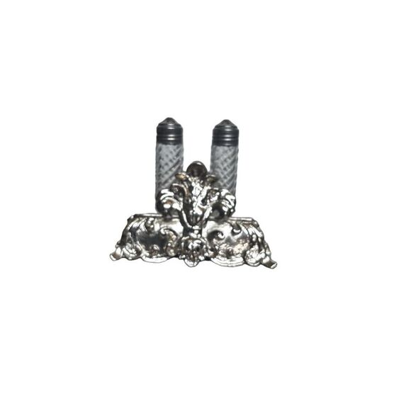 Arthur Court salt and pepper shakers set and stand - Picture 4 of 16